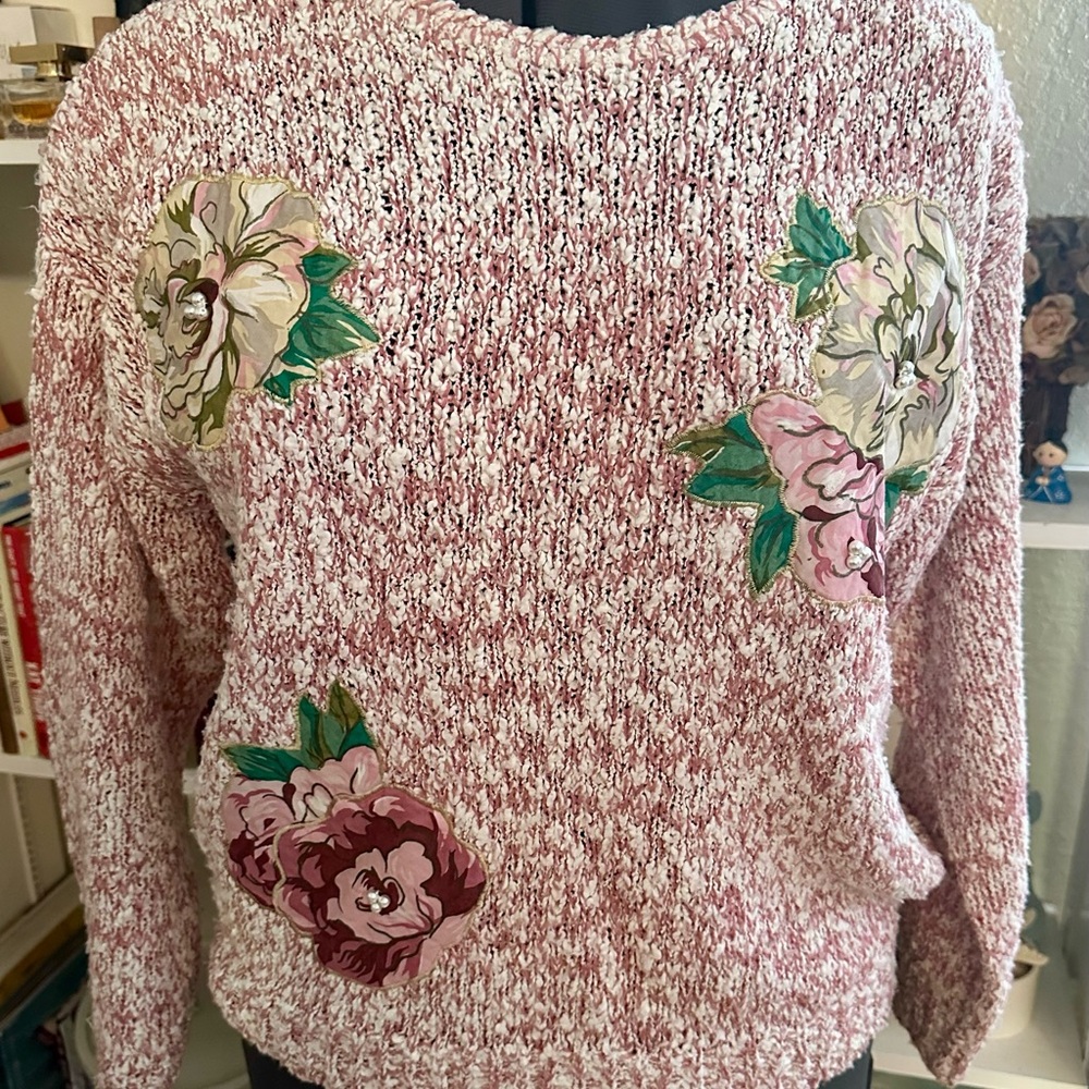 Vintage Penbrooke Lane Women Crewneck Sweater Size Medium Grandma New